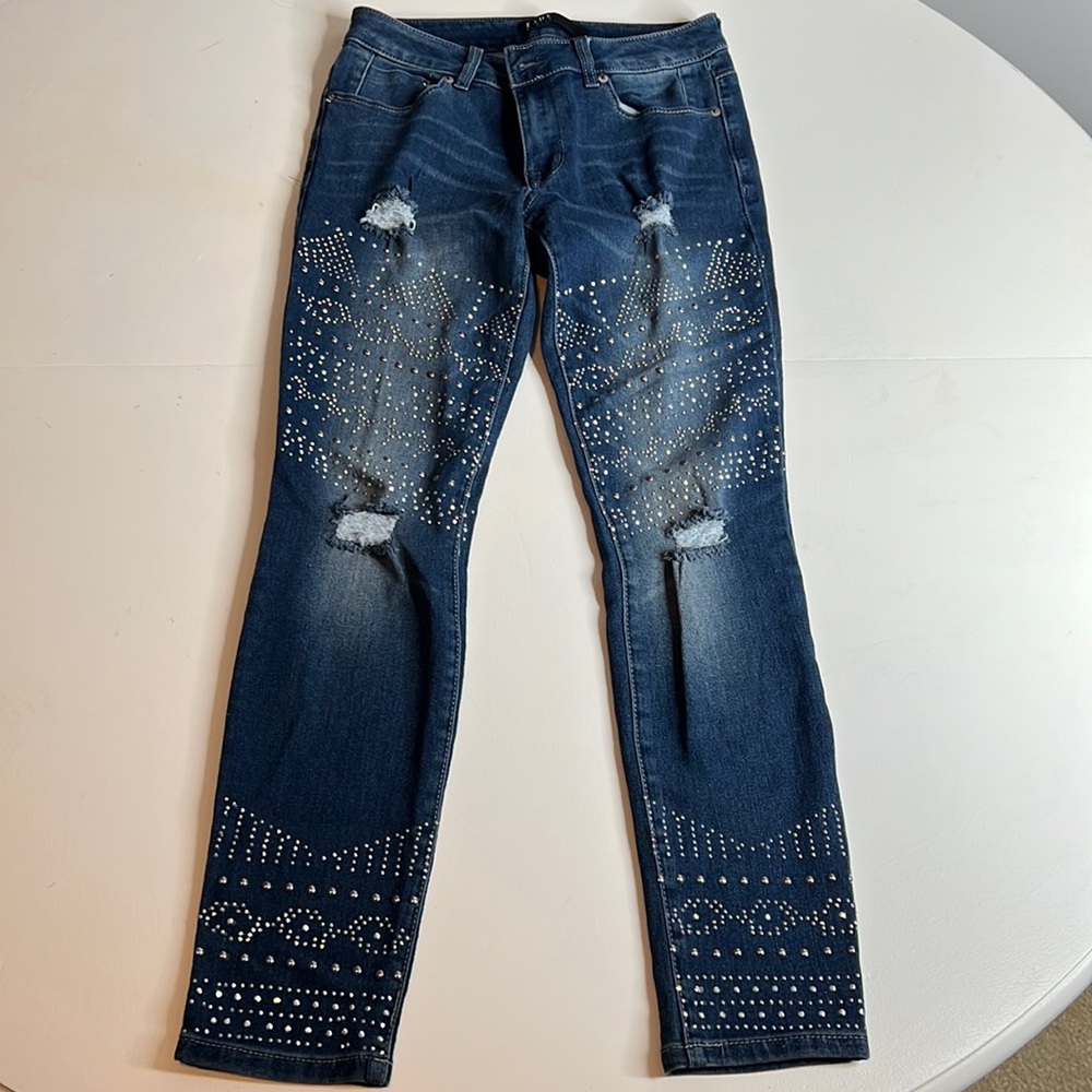 Fade to Blue Sequined Jeans